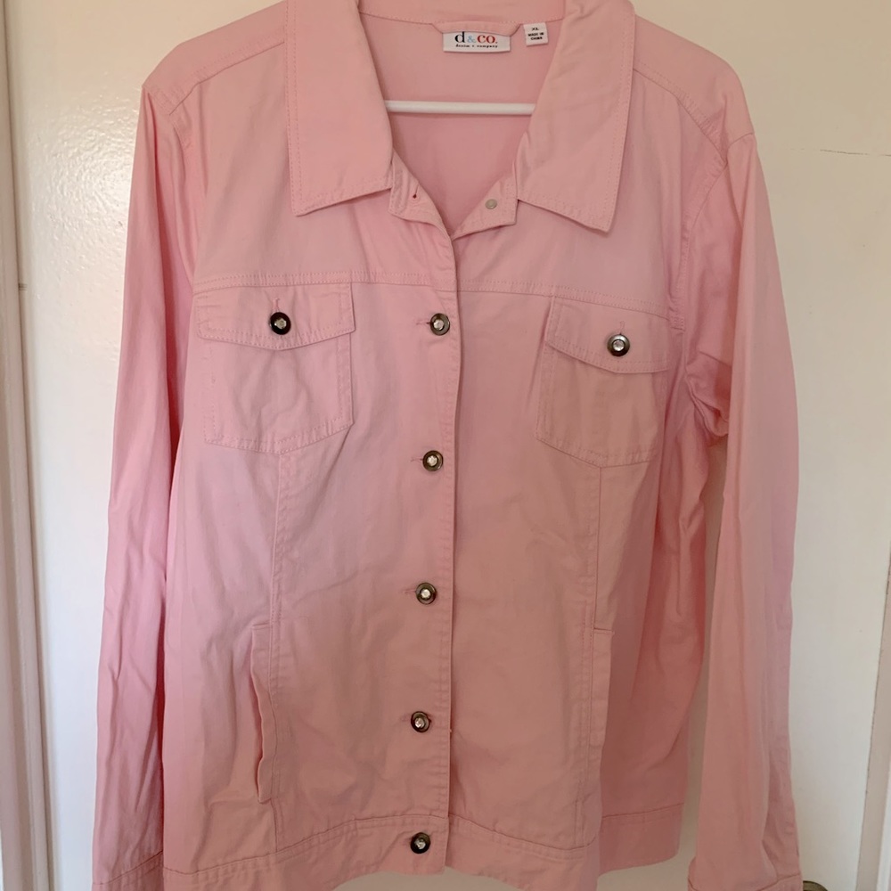 Denim&Co Pink Jean Jacket